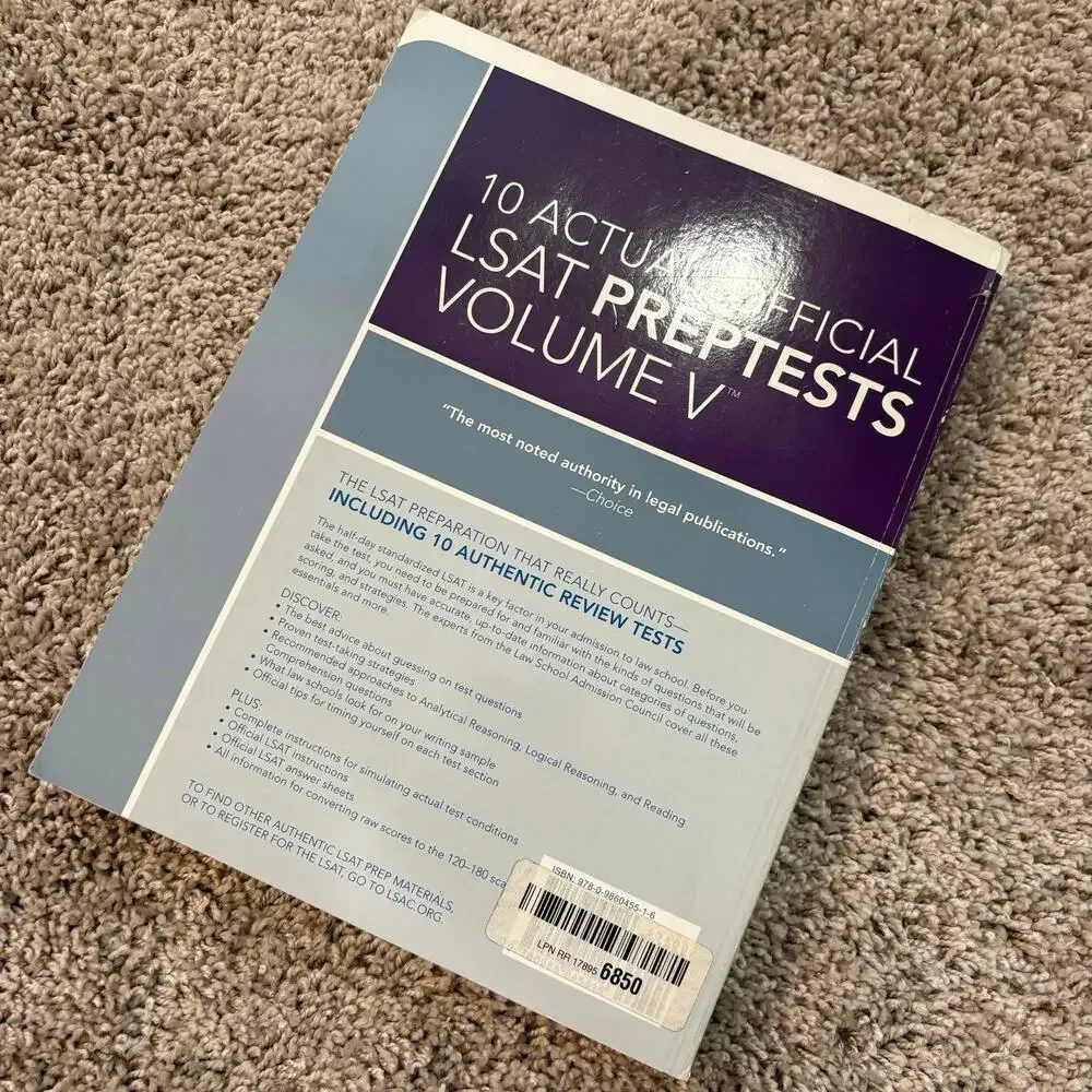 10 Actual, Official LSAT PrepTests Volume V : (PrepTests 62-71) by Law School